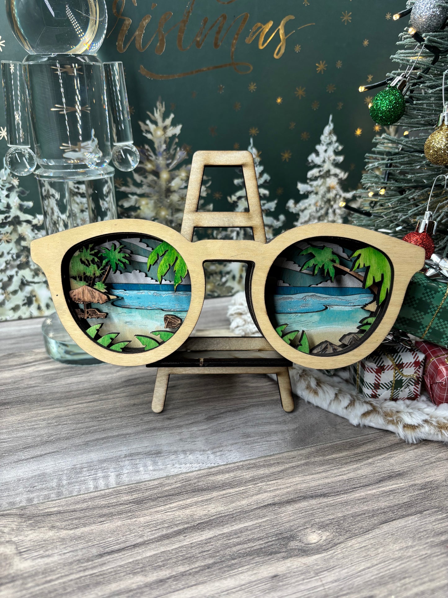 3D Layerd Beach Themed Sunglasses