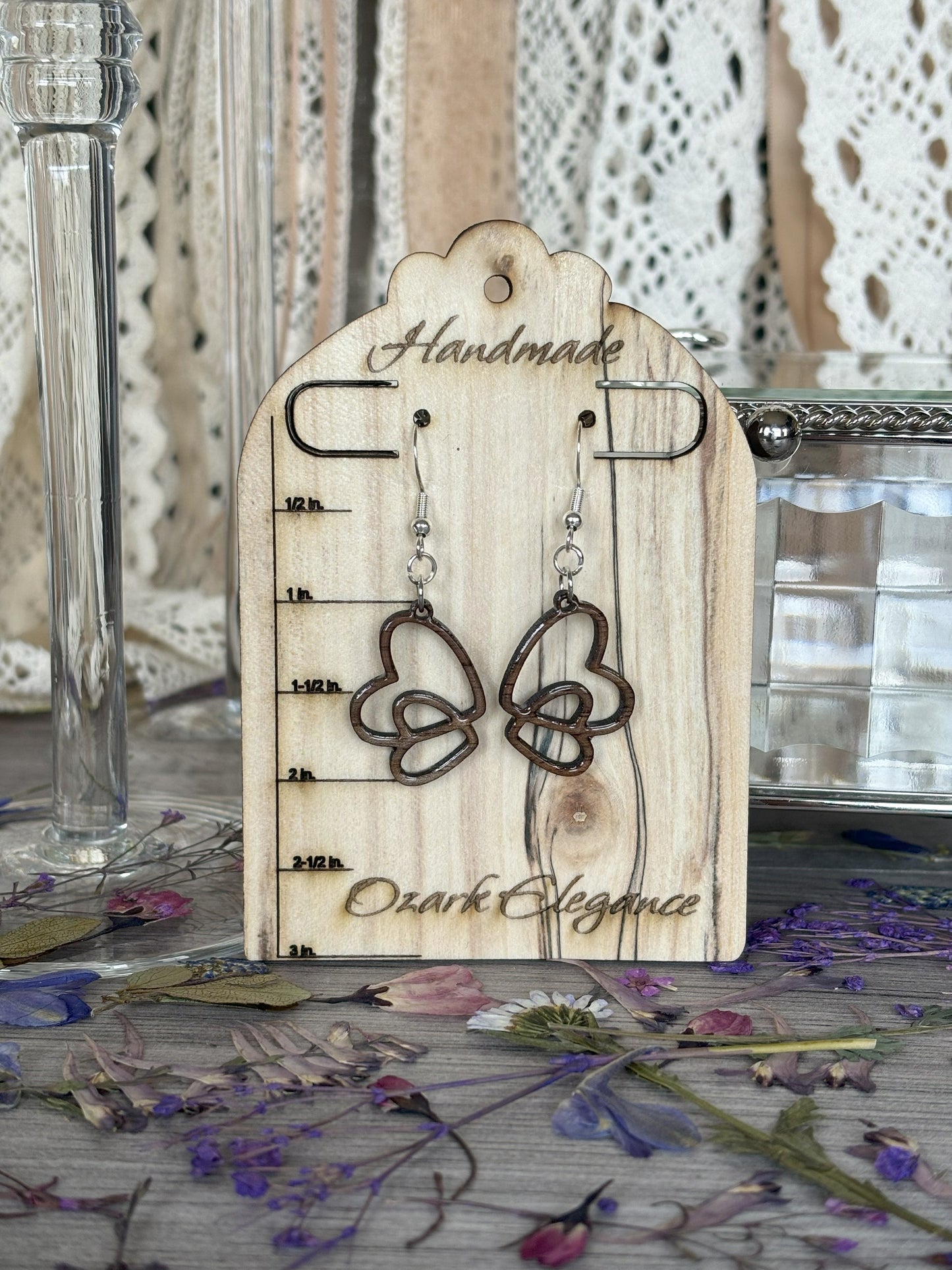 Double Heart Earrings