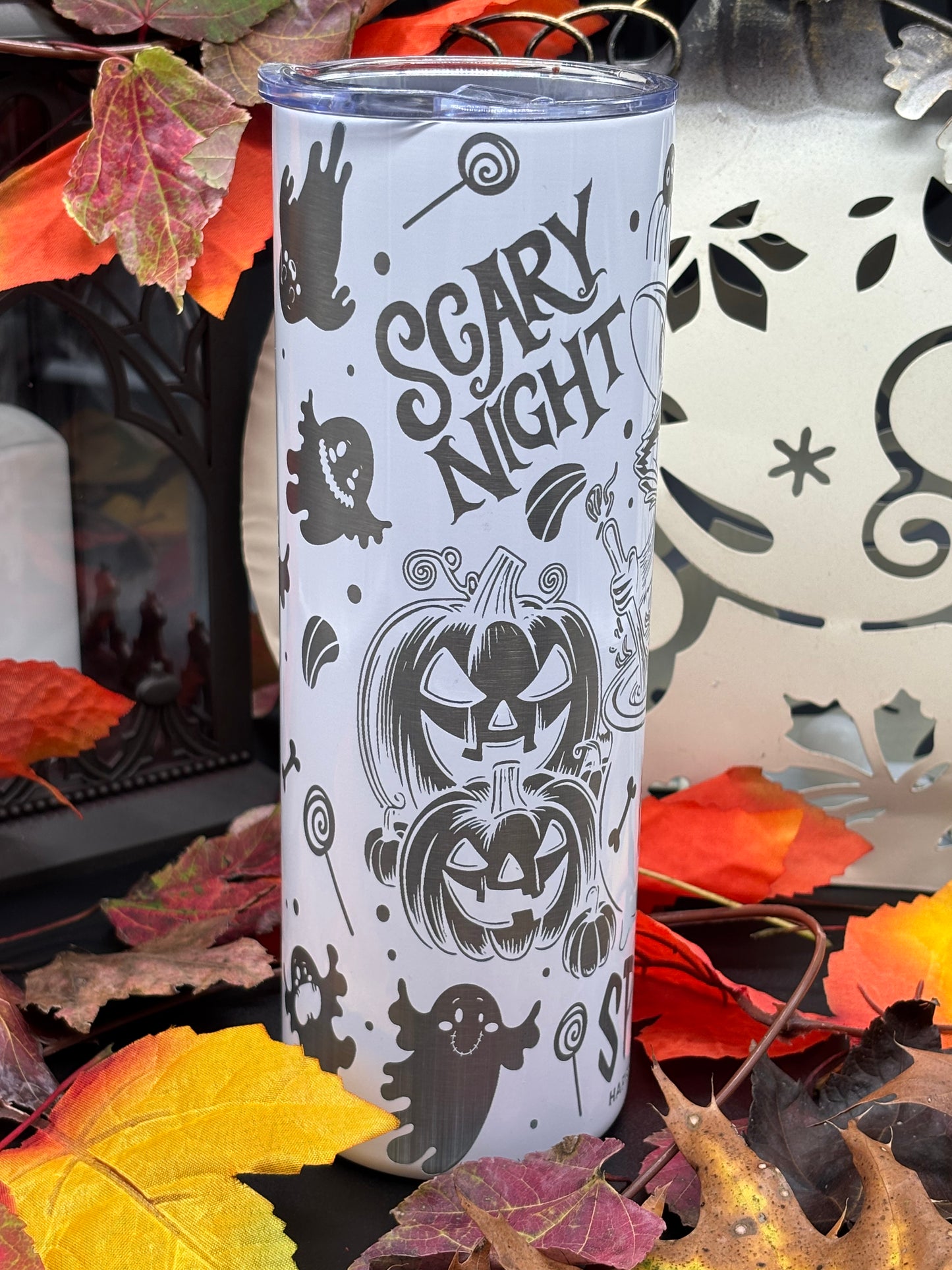 Cute Halloween Racoon 20oz Tumbler
