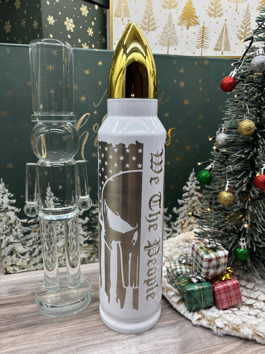 32oz Bullet Shaped Tumbler "We the People"