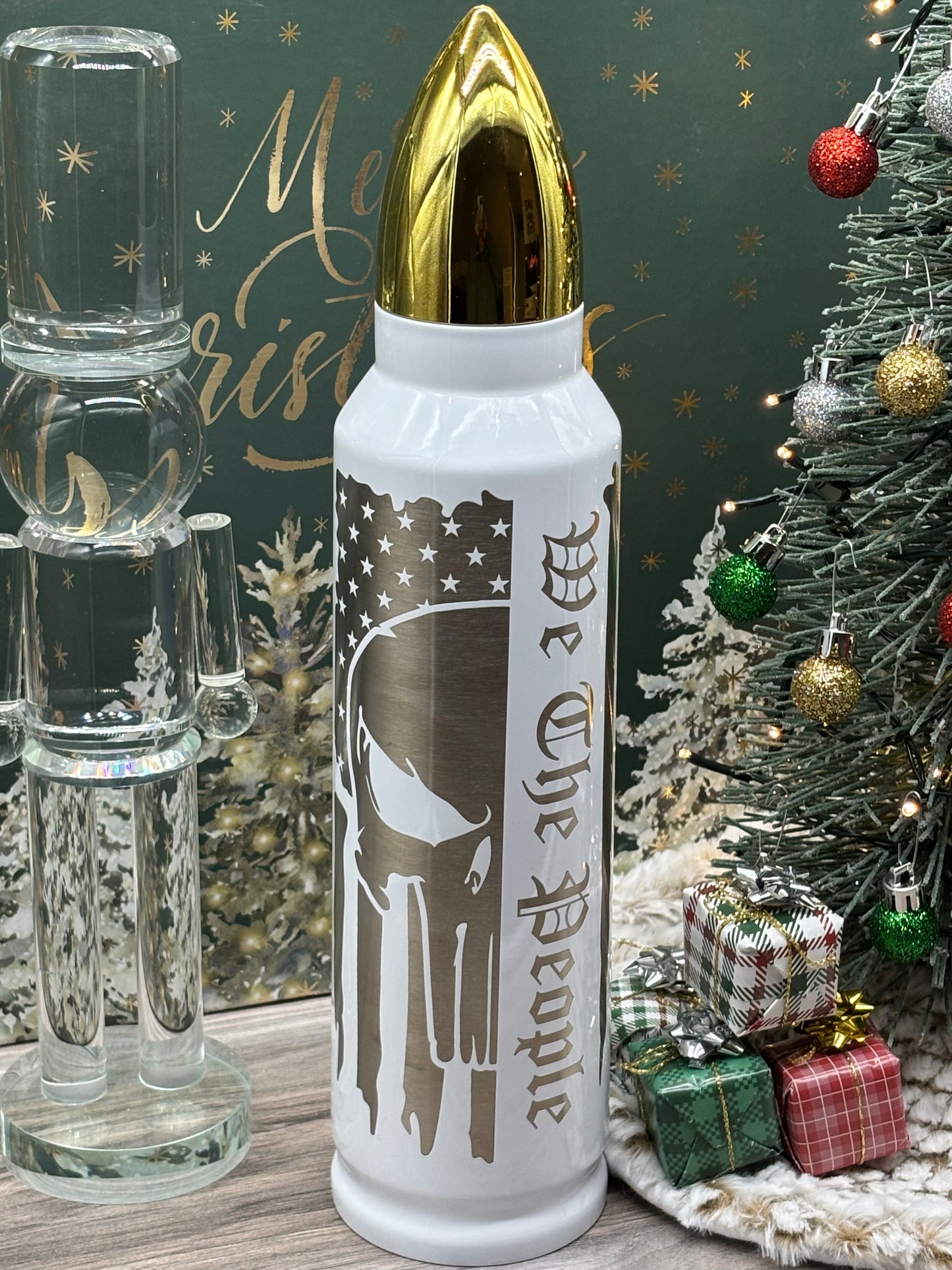 32oz Bullet Shaped Tumbler "We the People"