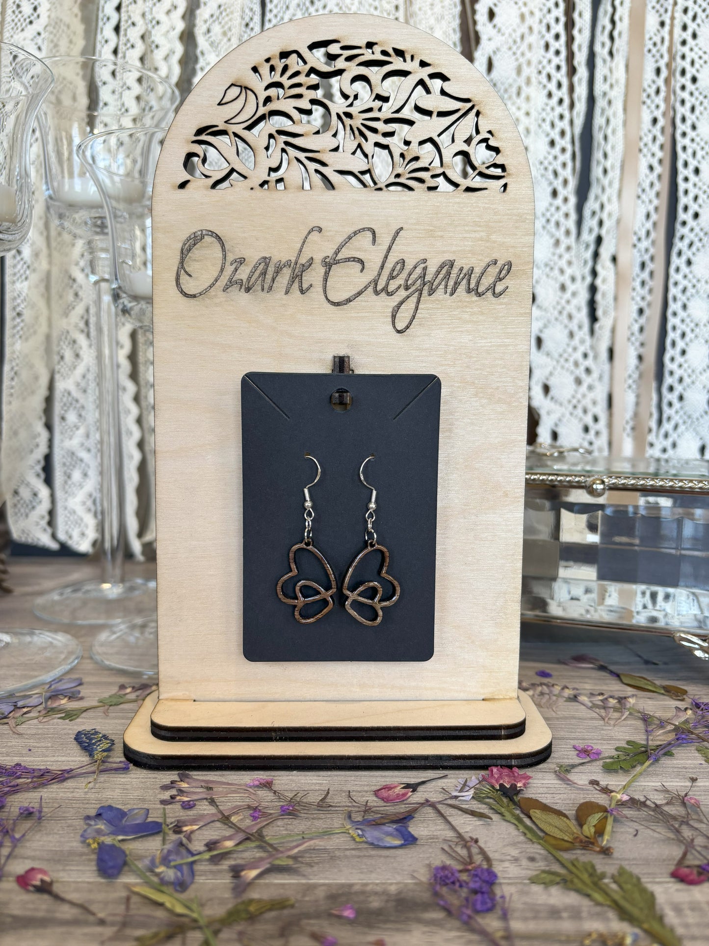 Double Heart Earrings