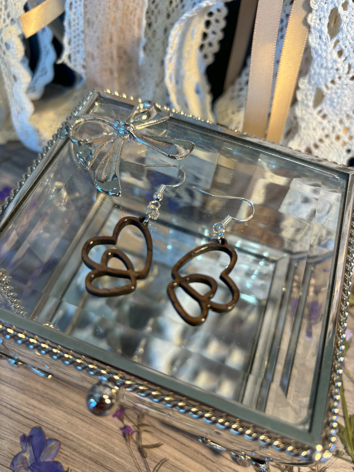 Double Heart Earrings