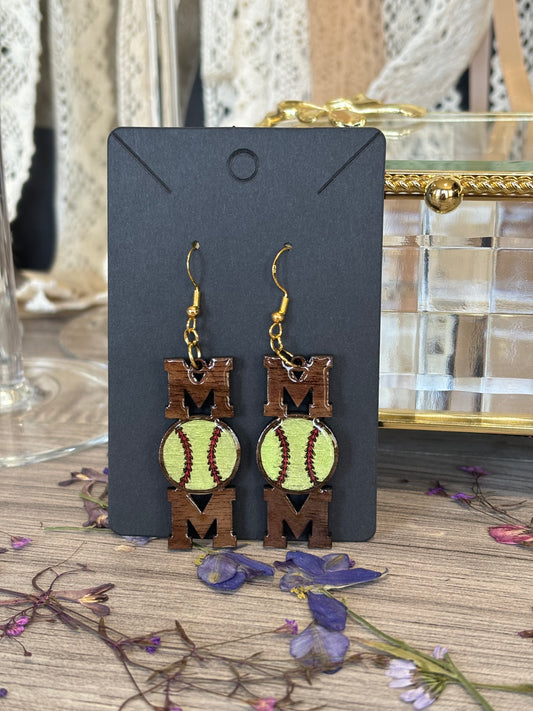 Softball Mom Earrings