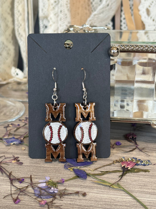 Baseball Mom Earrings