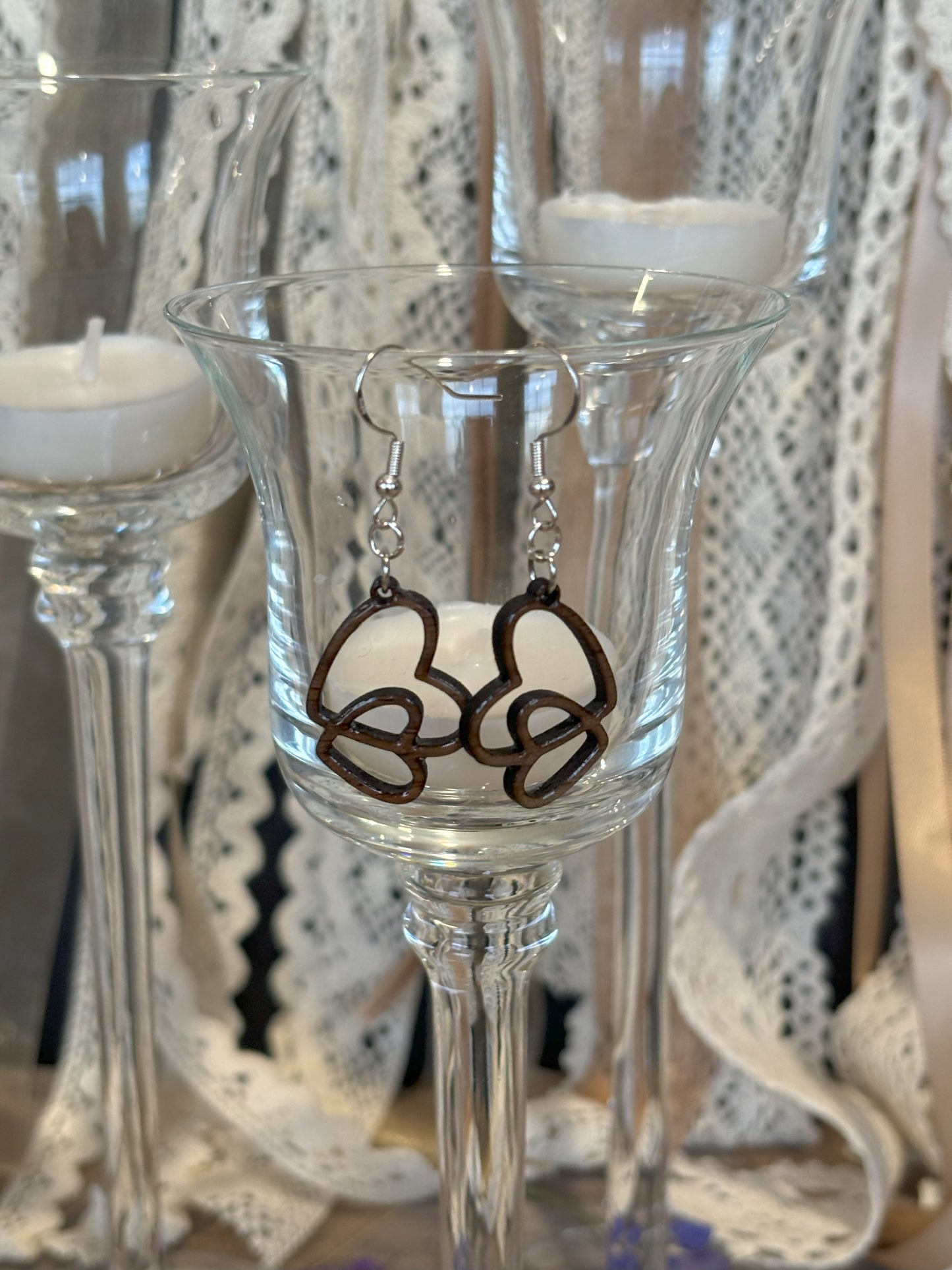 Double Heart Earrings