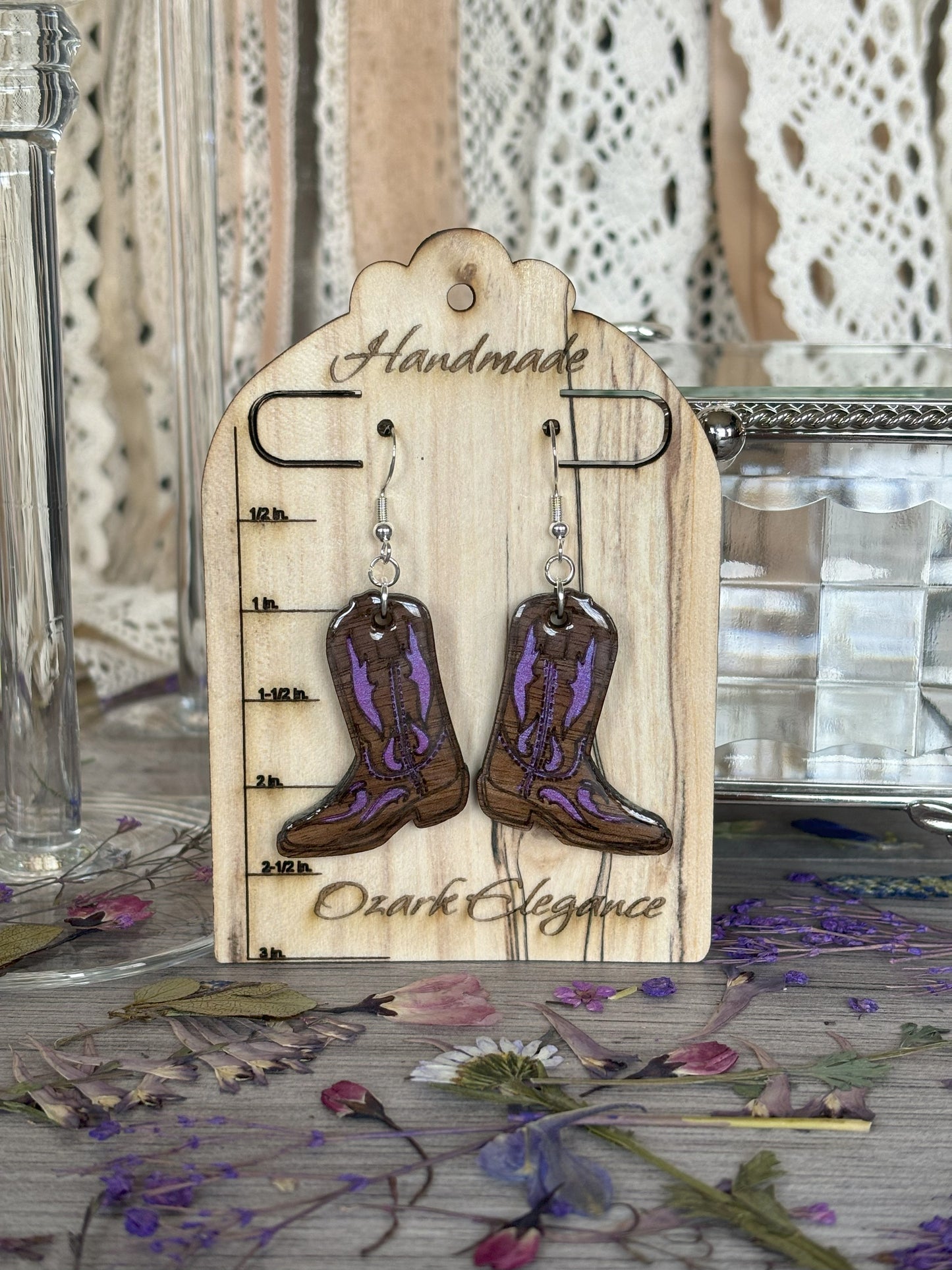 Elegant Boot Earrings