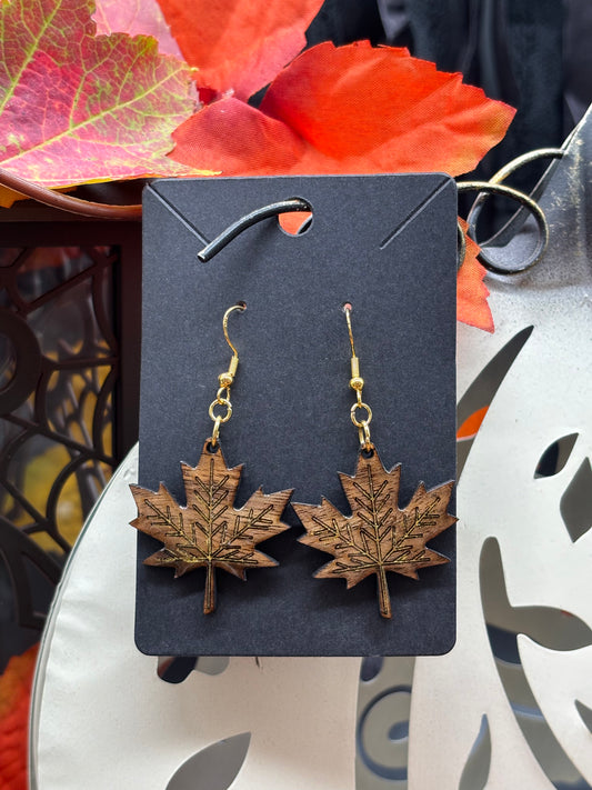Maple Leaf Earrings