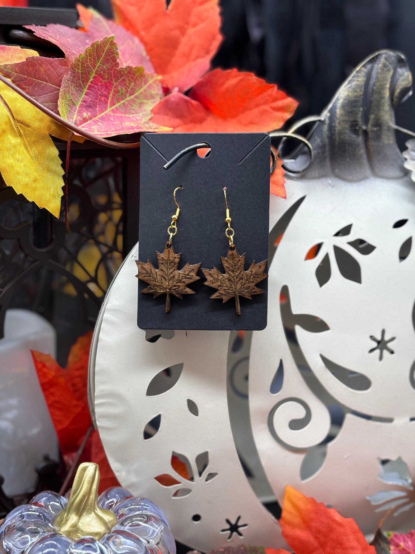 Maple Leaf Earrings