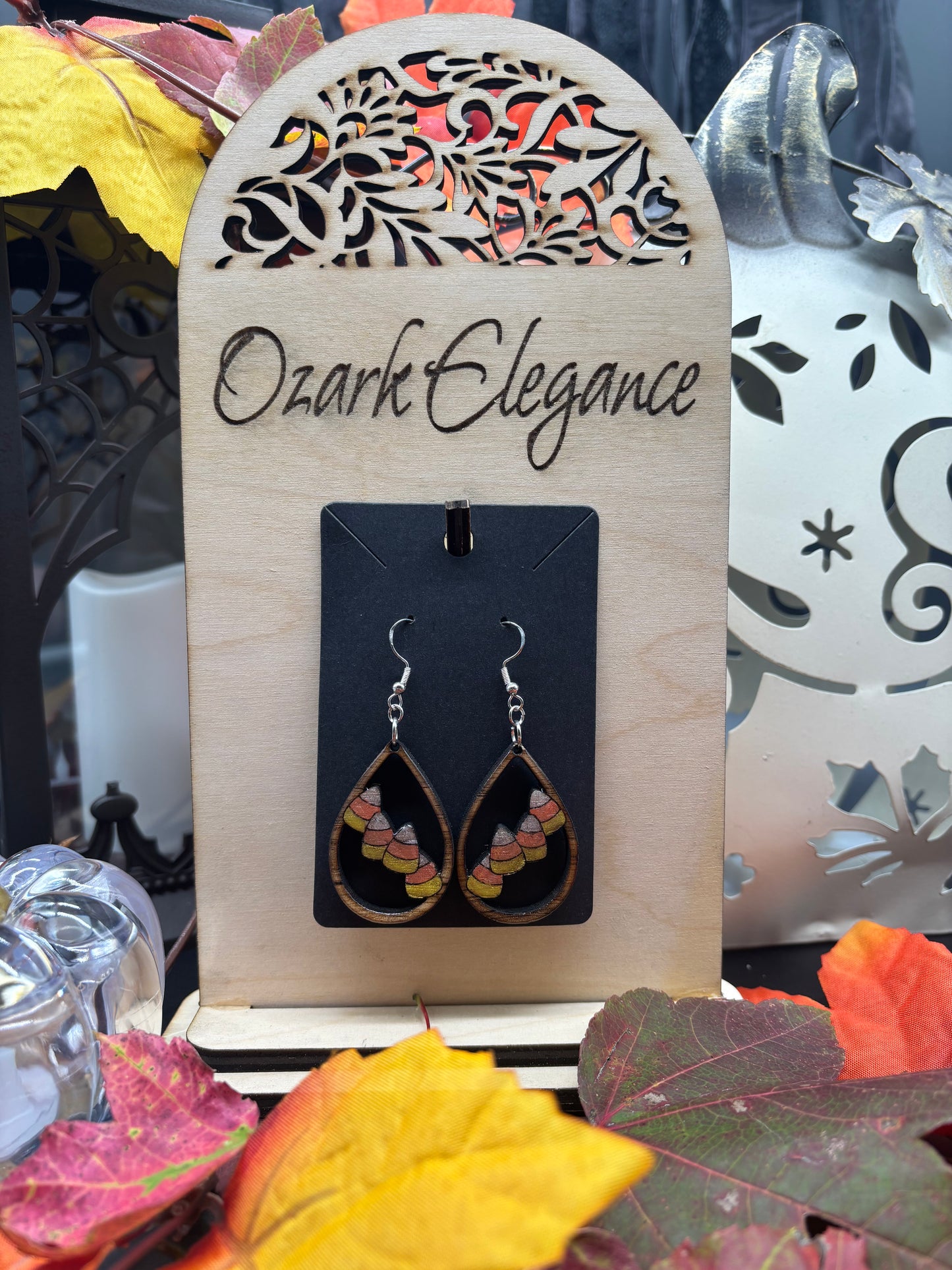 Candy Corn Earrings