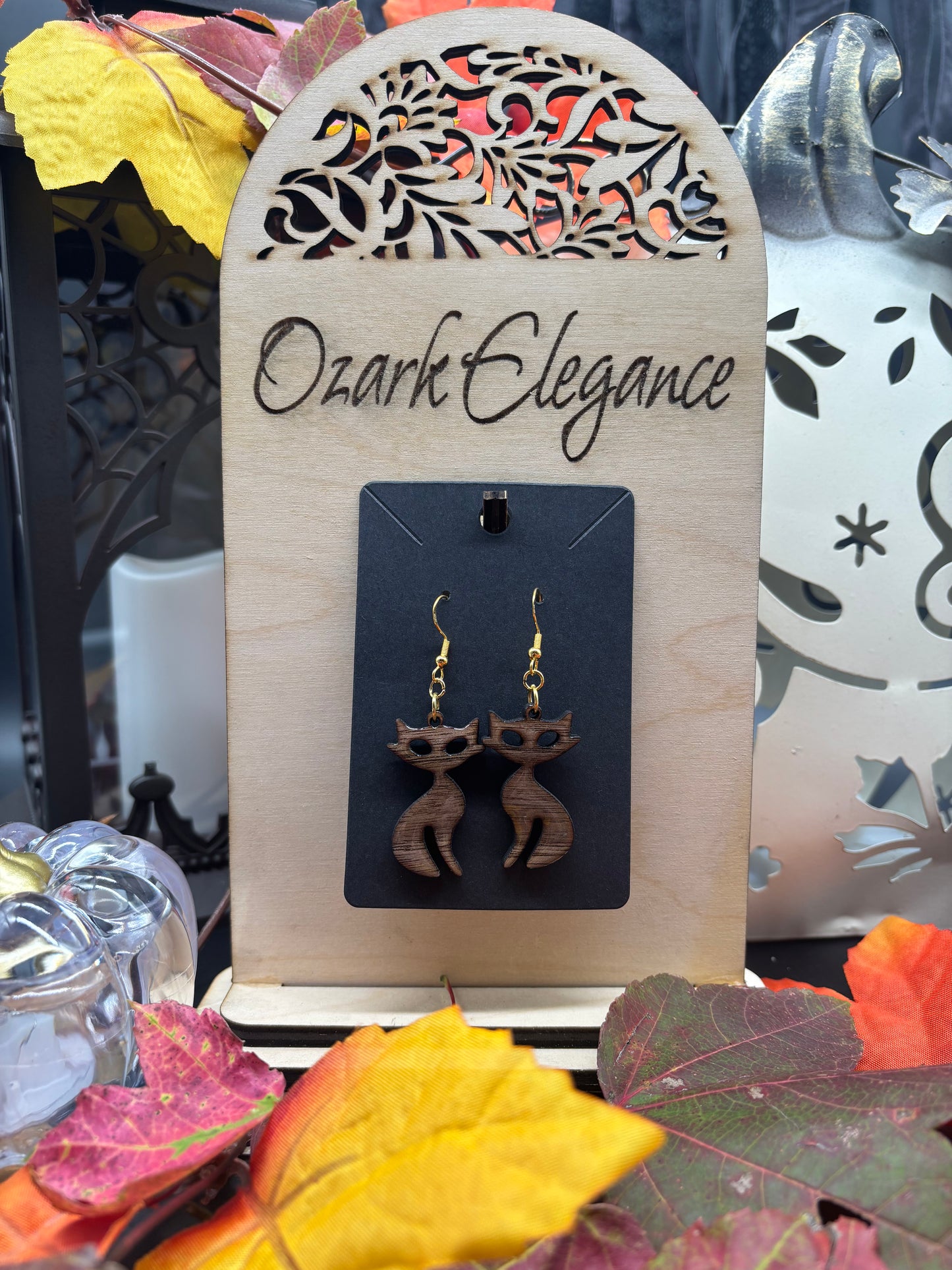 Halloween Cat Earrings
