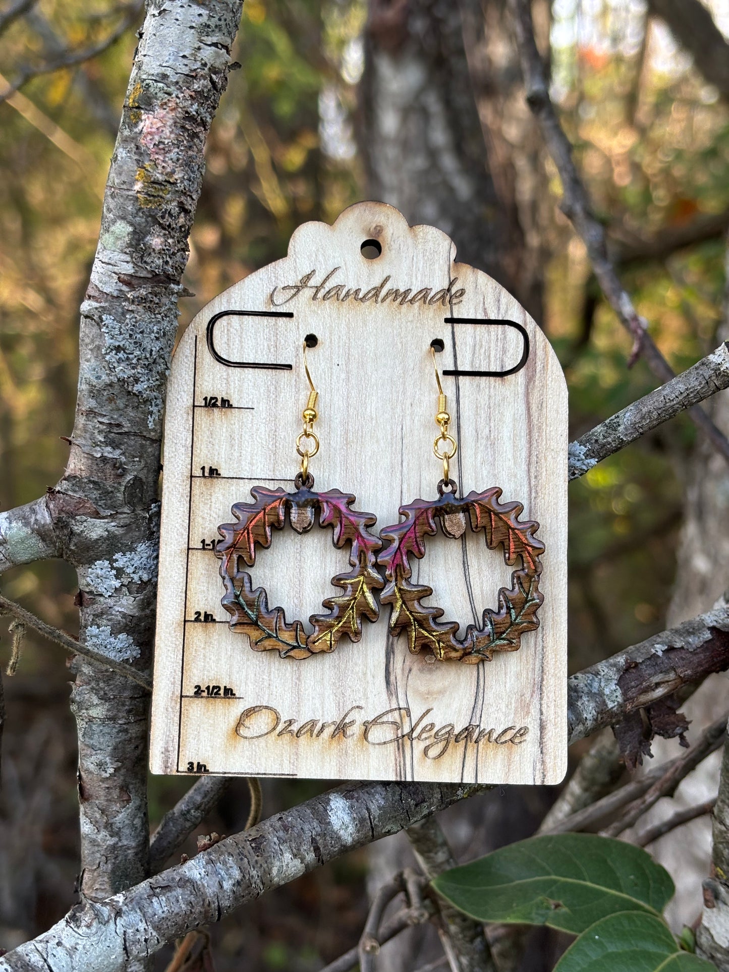 Fall Wreath Earrings